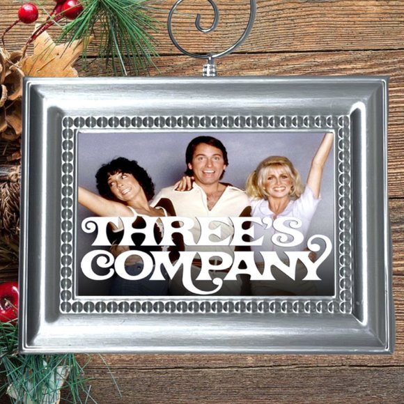 Three's Company Retro Nostalgic Christmas Tree Ornament - Picture 1 of 3